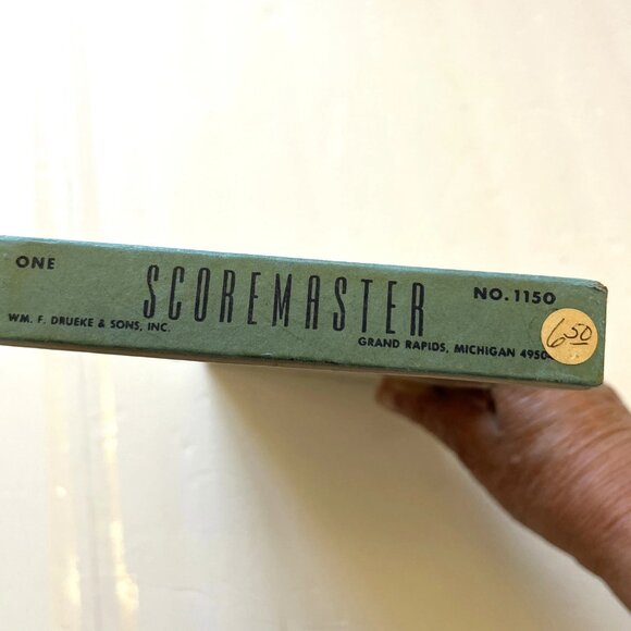 Vintage Drueke No. 1150 Two Track Once Around Scoremaster Cribbage Board - Picture 2 of 7